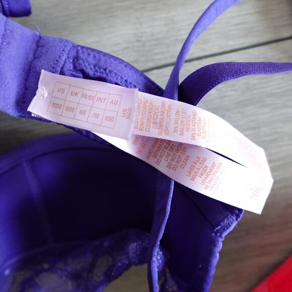 Savage x Fenty Bundle of 2 Bras 32DD Fuchsia Purple Lace - Picture 7 of 13